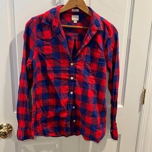 J crew flannel shirt